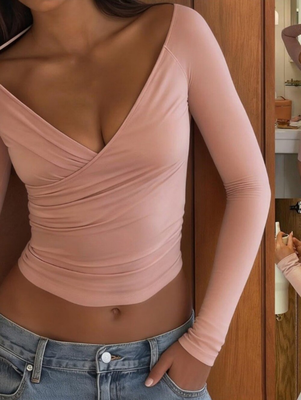 Pink Off-Shoulder Top - Picture 2 of 5